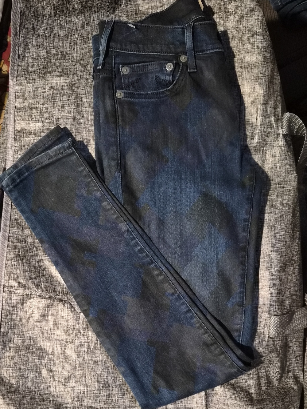 Womens Casey Low Rise Super SkinnyJeans True Religion Indigo Houndstooth